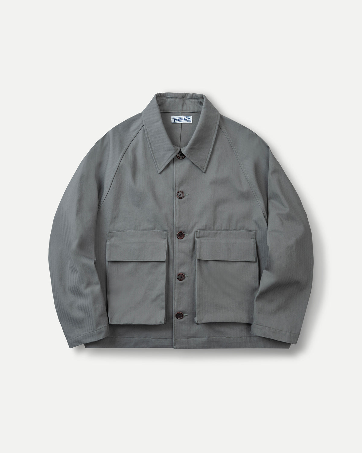 HERRINGBONE MOMO JACKET